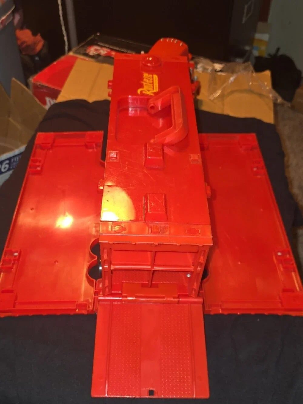 Mattel Red Lightning McQueen Mack Hauler Toy